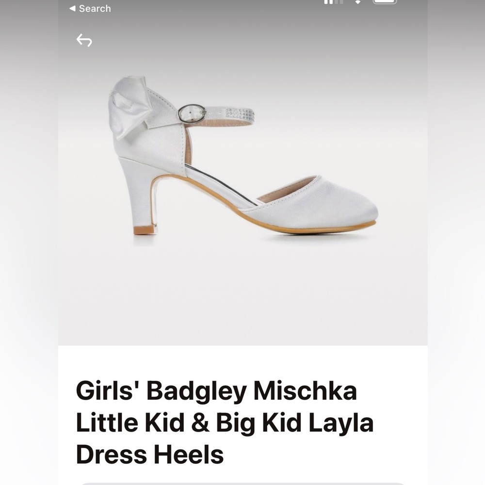 Badgley Mischka girls shoes size 1